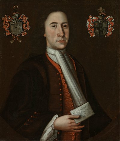 Henry Gibbs, kolem roku 1721 (olej na plátně) od American School