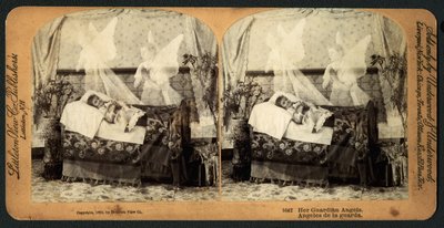 Její andělé strážní, 1893 (stereografie) od American School