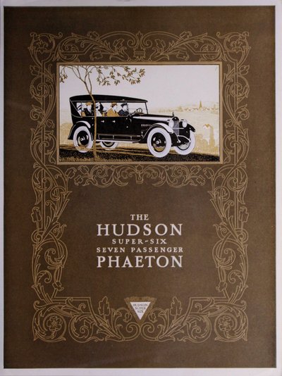 Hudson Super-Six Seven Passenger Phaeton, 1923 od American School