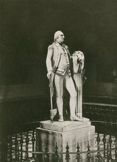Hudsonova socha George Washingtona (hlubotisk) od American School