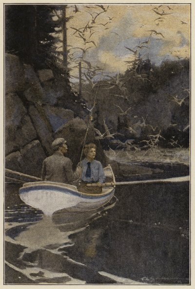Ilustrace ke Dni volna a jiným odbočkám (barevná litografie) od American School