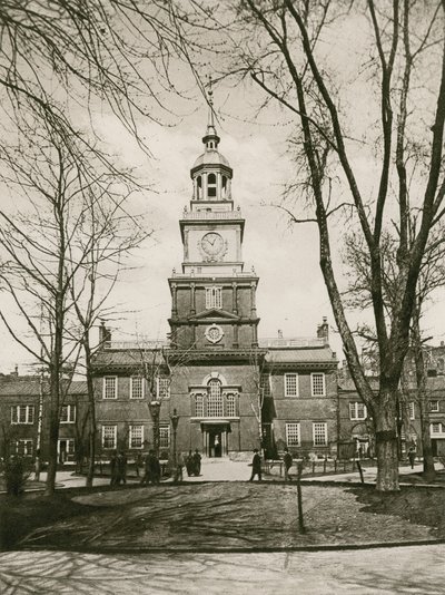 Independence Hall, Philadelphia (hlubotisk) od American School