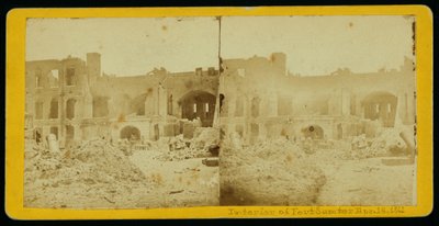Interiér Fort Sumter od American School