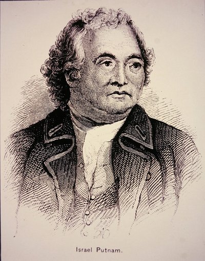 Israel Putnam (litho) od American School