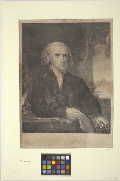 James Madison (litografie) od American School