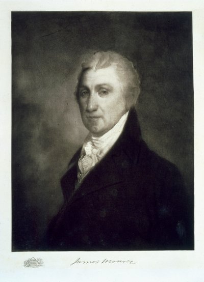 James Monroe, 5. prezident Spojených států amerických, hospoda. 1901 (hlubotisk) od American School