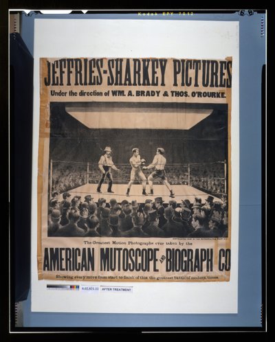 Jeffries-Sharkey obrázky - pod vedením Wm. A. Brady & Thos. O