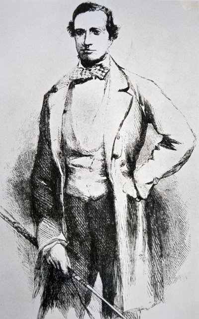 John Butterfield (1801-69) (rytina) od American School