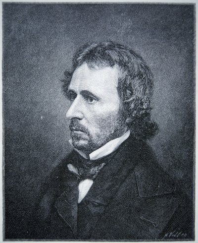John Charles Fremont (1813-90) (rytina) od American School