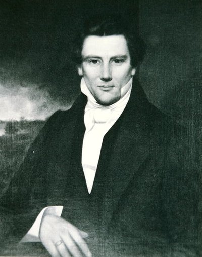 Joseph Smith (1805-44) prorok, zakladatel mormonského náboženství v USA (litho) od American School