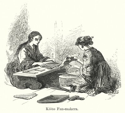 Kioto Fan-makers (rytina) od American School