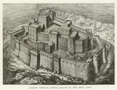 Templářský hrad Kragin ve Svaté zemi od American School