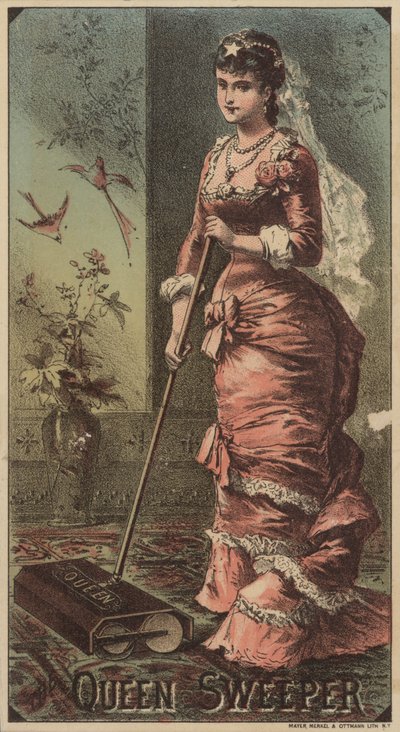 Dáma pomocí Queen Carpet Sweeper od American School