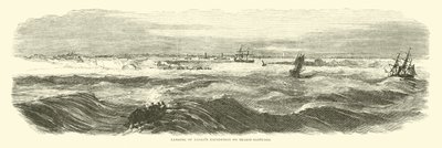 Přistání Bankssovy expedice na Brazos Santiago, listopad 1863 od American School