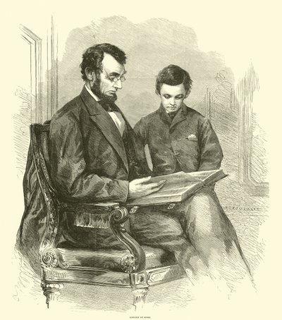 Lincoln doma, duben 1865 od American School