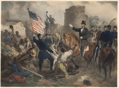 Lincoln in City Point, hospoda. 1865 od American School
