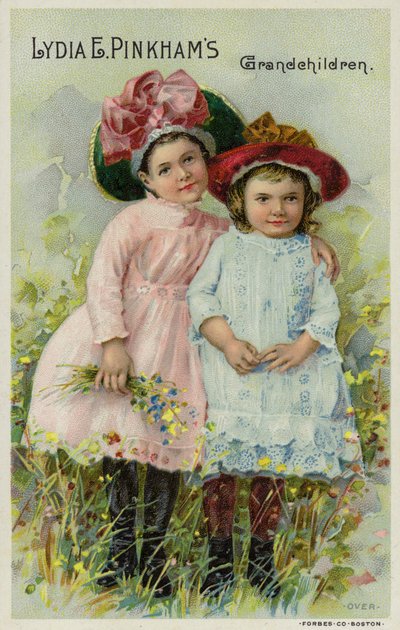 Lydia E Pinkhams vnoučata od American School