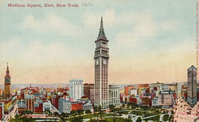 Madison Square, East, New York, 1900 od American School