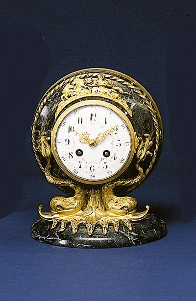 Mantelové hodiny prodávané společností Black, Starr & Frost, kolem 1875-1900 od American School
