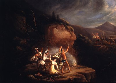 Masakr Jane McCrea, 1777, začátek 19. století od American School