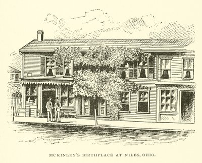 McKinleys rodiště v Niles, Ohio od American School