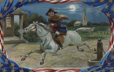Přání ke Dni památky, Jízda Paula Revereho od American School