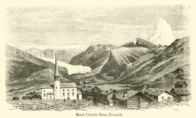 Mont Cervin ze Zermaltu od American School