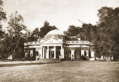 Monticello, Virginie, 1914 (hlubotisk v sépiovém tónu) od American School