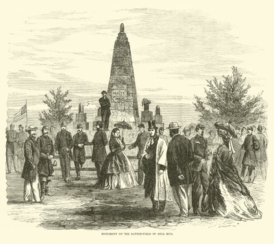 Památník na bitevním poli Bull Run, září 1862 od American School