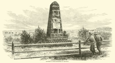 Památník na bitevním poli Groveton, srpen 1862 od American School