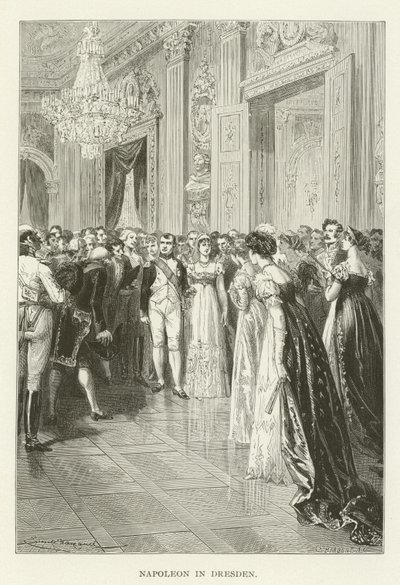 Napoleon v Drážďanech od American School