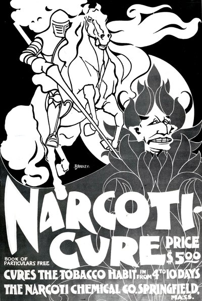 Narcotui-Cure, navržený Williamem H. Bradleym, 1895 od American School