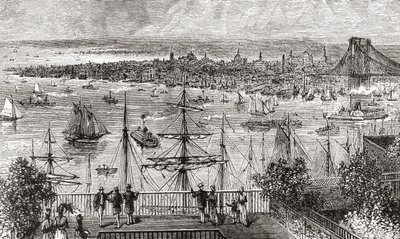 New York 1800-luvulla od American School
