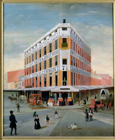 No.7 12 Bowery, NYC, cca 1837-39 od American School