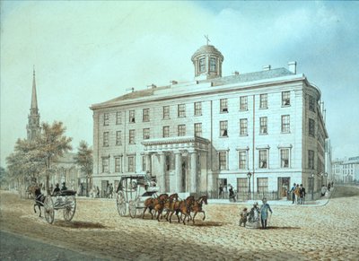 Severoamerická pouliční scéna (wc na skle) od American School