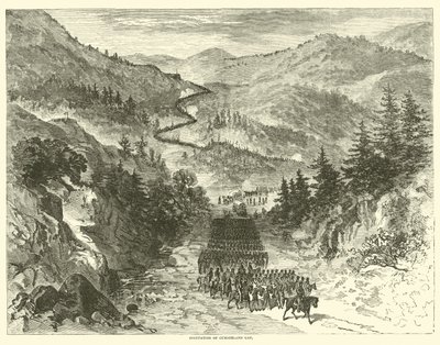 Okupace Cumberland Gap, září 1863 od American School