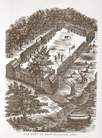 Stará pevnost v Boonsborough, 1775 od American School