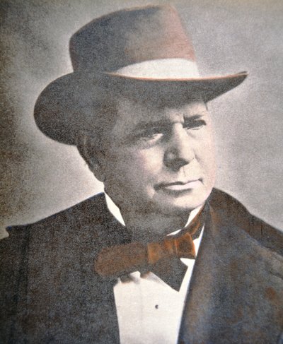 Oliver Fisher Winchester (1810-80) (barevná fotografie) od American School