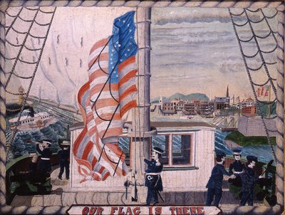 Naše vlajka je tam: Fort McHenry, Baltimore, 1850-1900 od American School