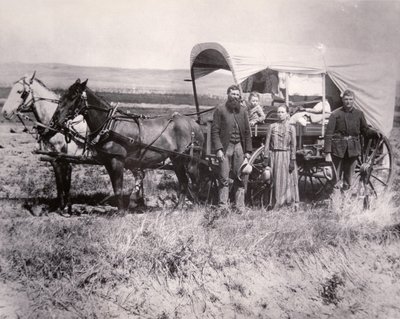 Pioneer rodina v Loup Valley, Nebraska od American School