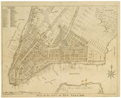 Plán města New York od American School