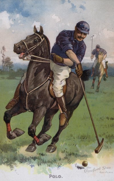 Polo (barevná litografie) od American School