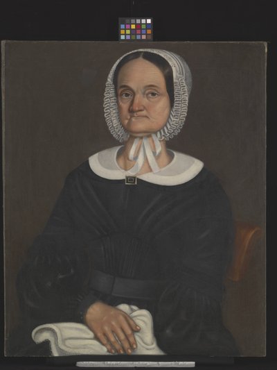 Portrét Sally Montgomery (olej na plátně) od American School