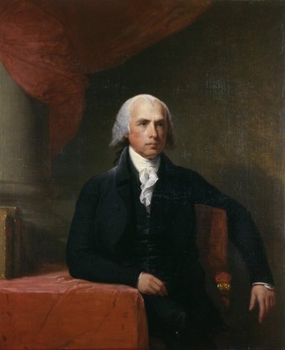 Portrét Jamese Madisona od American School