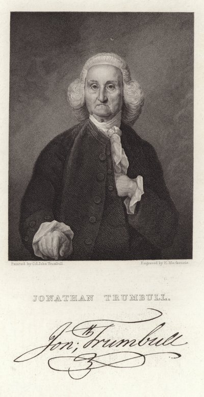 Portrét Jonathana Trumbulla od American School
