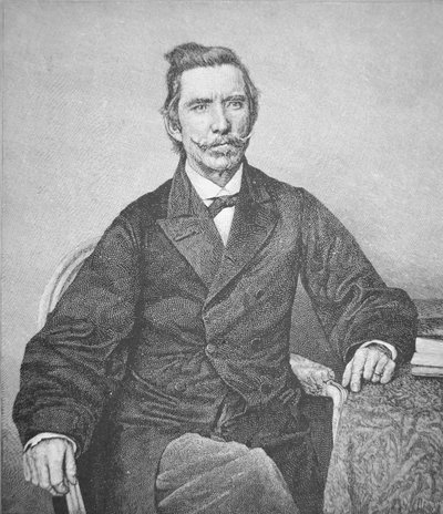 Portrét kontradmirála Semmese (1809-77), kapitána konfederačního nájezdníka Alabama (litho) od American School