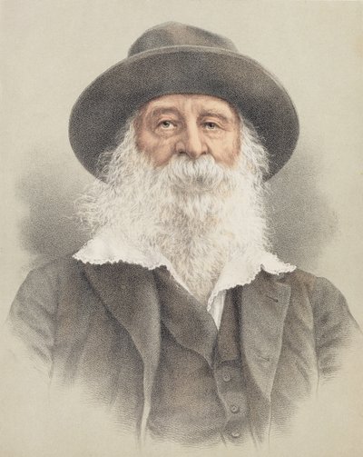 Portrét Walta Whitmana (1819-91) od American School