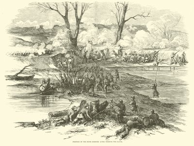 Pozice šesté Missouri po překročení Bayou, prosinec 1862 od American School
