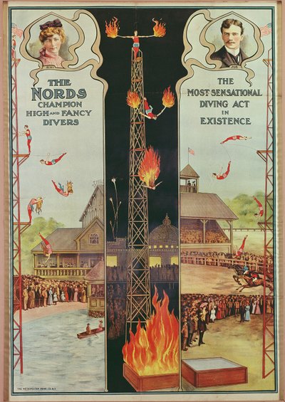 Plakátová reklama The Nords - Champion High and Fancy Divers od American School