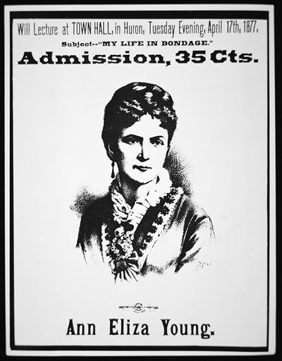 Plakát propagující přednášku „Můj život v otroctví“ od Ann Elizy Youngové (1804-c.1908) 1877 (litho) od American School